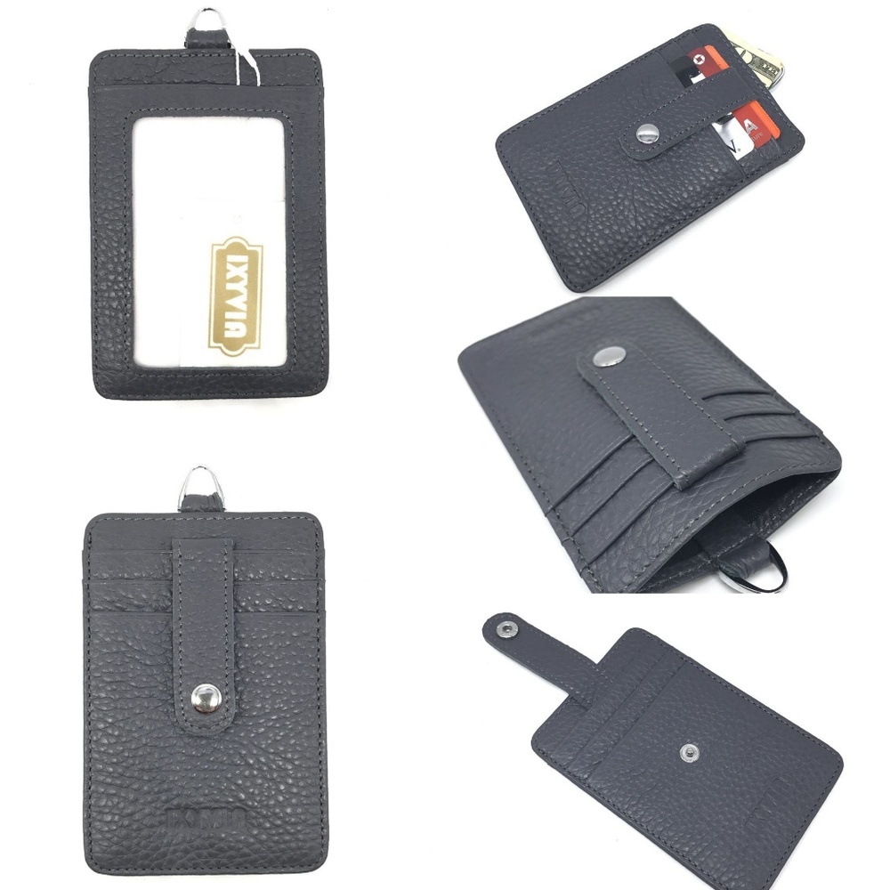 IXYVIA ID Case ,Card Holder With Snap Closure